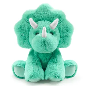 Triceratops Stuffed Animal Toys, 8.5 Inch Soft and Cuddly Triceratops Plush Animals Toy, Cute and Realistic Stuffed Animals Gifts for Boys and Girls Soft Toy for Kids