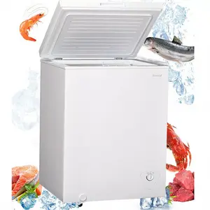 5.0 Cu.Ft Chest Freezer Deep Freezer Garage Kitchen Basket Top Open Fridge Home