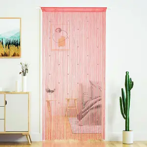 Beaded Curtain Door String Curtains for Doorway Tassels Beads Hanging Fringe Hippie Room Divider Window Hallway Entrance Wall Closet Bedroom  Decor (3979in/100200cm, )