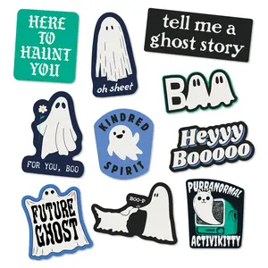 Ghost Sticker Extra Large Stickers for Adults Funny Adhesives with Memes Funny Stickers with Colorful Graphic Decals Halloween  Funny Sarcastic  Multi