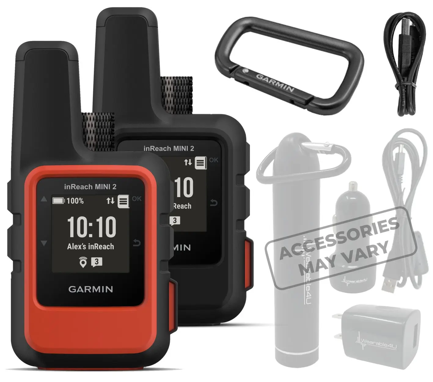 Garmin inReach Mini 2 Digital Wireless Water-Proof Satellite Communicator Device with Receiver for Camping & Hiking Sports & Outdoor GPS Navigation, Compact, Unisex, Rugged, Off-Grid Trips