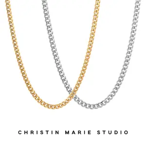 Mini Cuban Necklace (3mm)