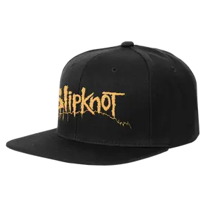 Slipknot Flat Brim Hat Logo Cap Snapback- Officially Licensed