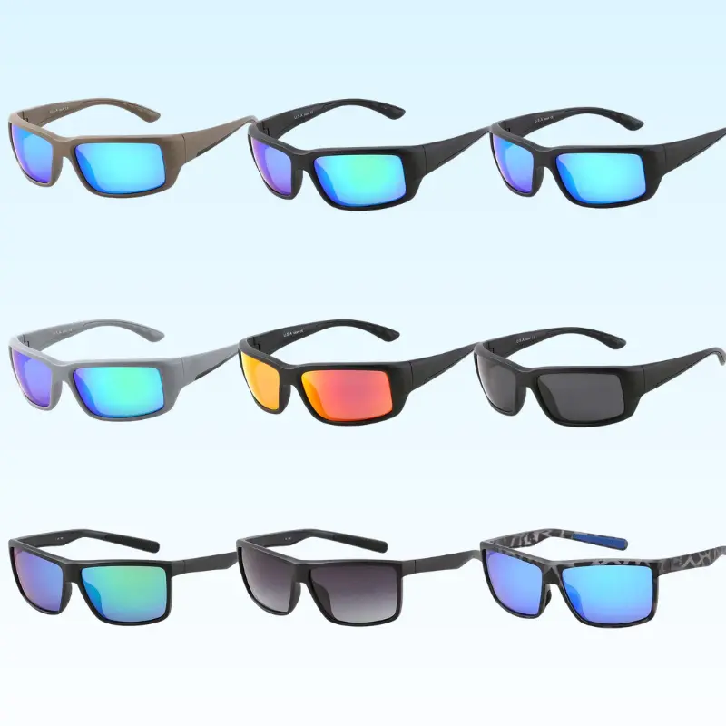 Polarized Cycling Sunglasses Outdoor Sports Glasses for Fishing Motorcycle Running Driving Lightweight Frame