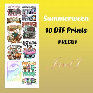 Summerween DTF Bundle Sheet Ready To Press Transfers