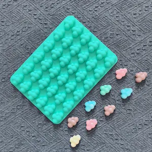 Cloud-Shaped Silicone Baking Mold, 36-Cavity Chocolate Cookie Mould, DIY Candy Pudding Biscuit Tray, Non-Stick Bakeware for Home Cooking