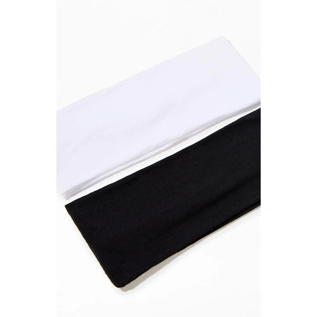 Pacsun Women's 2 Pack Basic Soft Headbands