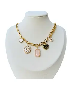 LIVE ONLY Build your own custom gold-plated charm necklace/bracelet, choose your charms on live