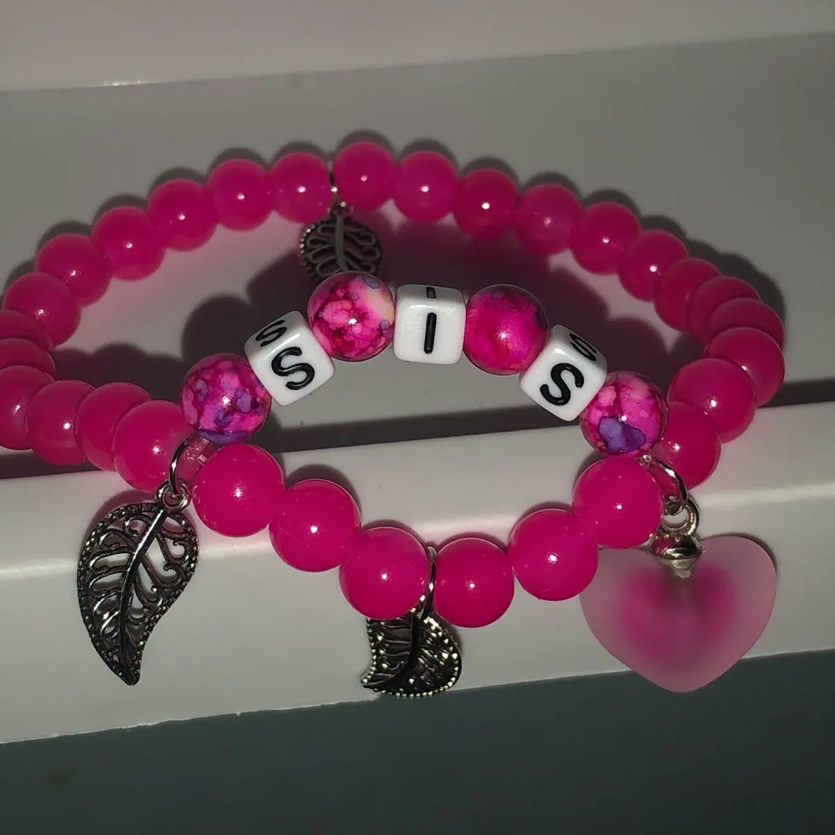 Custom sister bracelet Birthday Gift