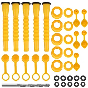 31PCS Replacement For Plastic Gas Cans Old Style Cap Gas Can Spout Nozzle Vent Kit