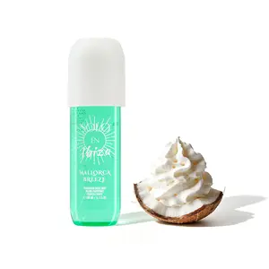 SOLO EN IBIZA Mallorca Breeze Body Mist-Full Size Hair & Body Fragrance Mist with Coconut Cream, Warm Vanilla, Tropical Orchid & Toasted Praline (6.1 fl oz)