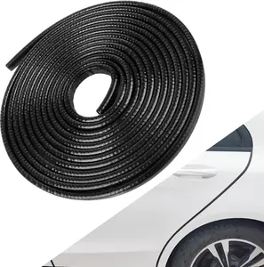 Door Edge Guards Black - 16.5Ft(5M)  Door Protector Fits  ,Provides Edge Trim and  Protection for ,Suvs,Sedans,No Adhesive Required,Fade Resistant,Easy to Cut