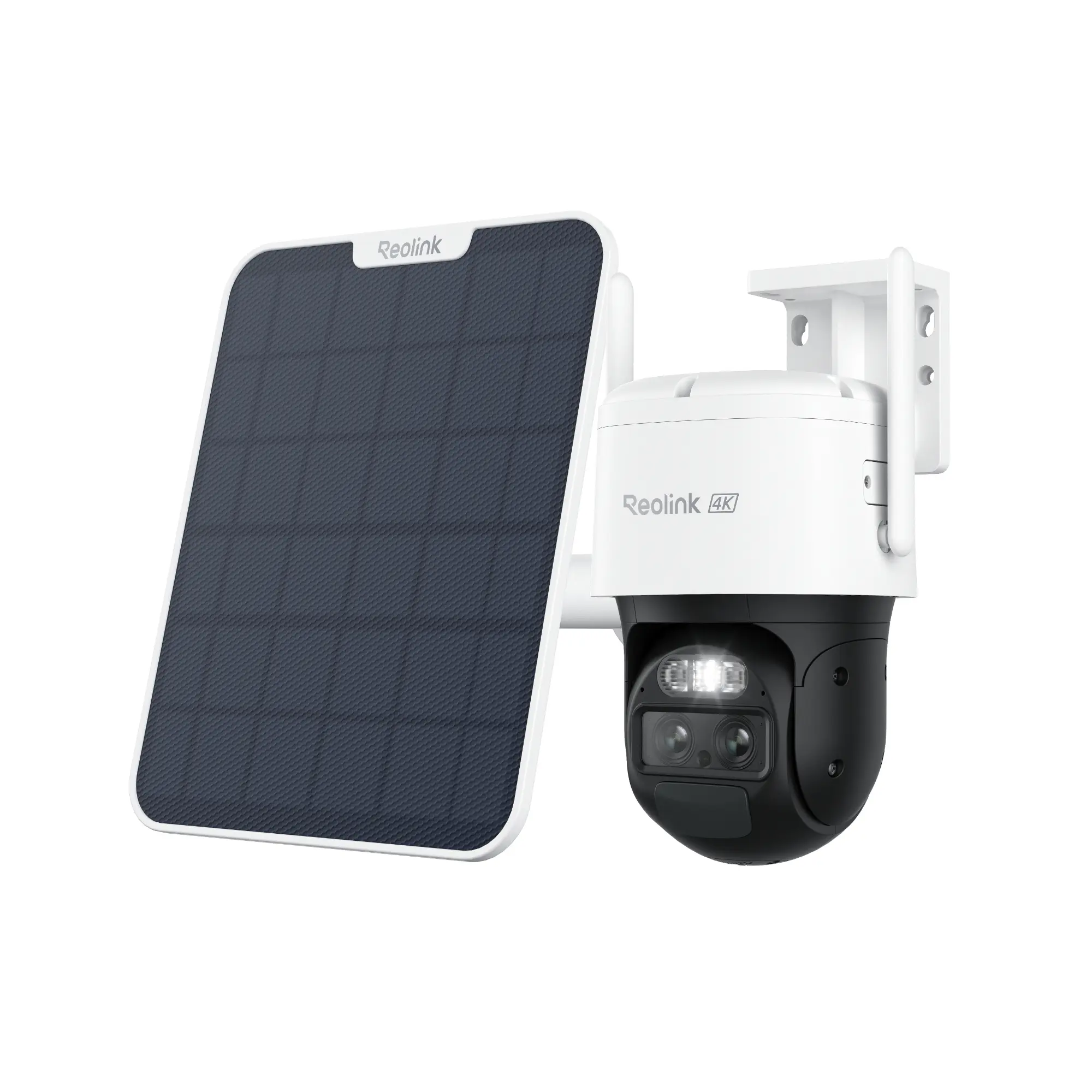 Reolink TrackMix WiFi 4K 8MP Solar Security Camera, Auto Tracking, Pan Tilt, 6x Hybrid Dual-Lens Zoom, Color Night Vision