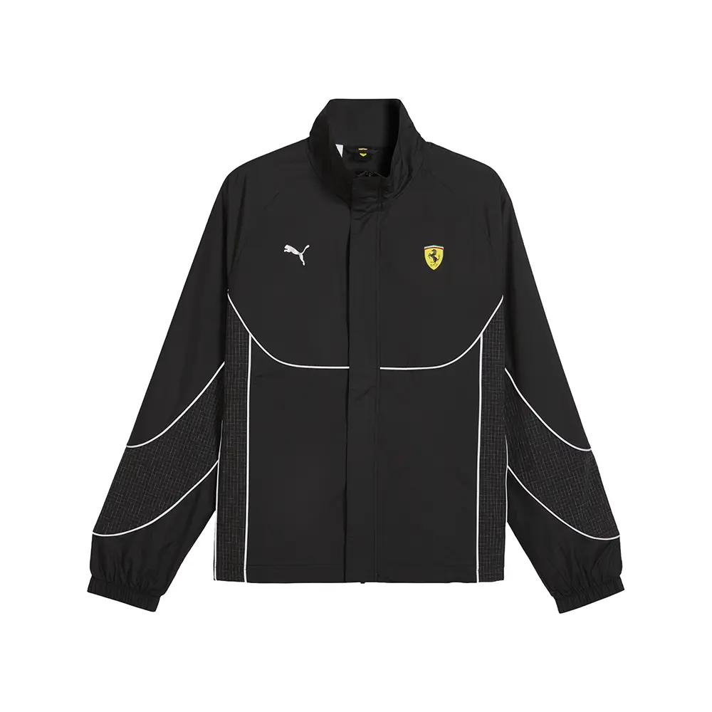 PUMA Mens Scuderia Ferrari Pumatech-X Jacket Athletic Outerwear Casual - Black