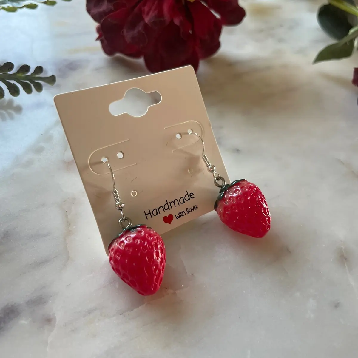 Strawberry Charm Earrings Strawberry Charm Earrings