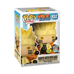 Funko Pop! Naruto: Shippuden - Naruto (Sixth Path Sage) (Glow) #932 Exclusive (Sticker may vary) Collectible Pop Vinyl Figure