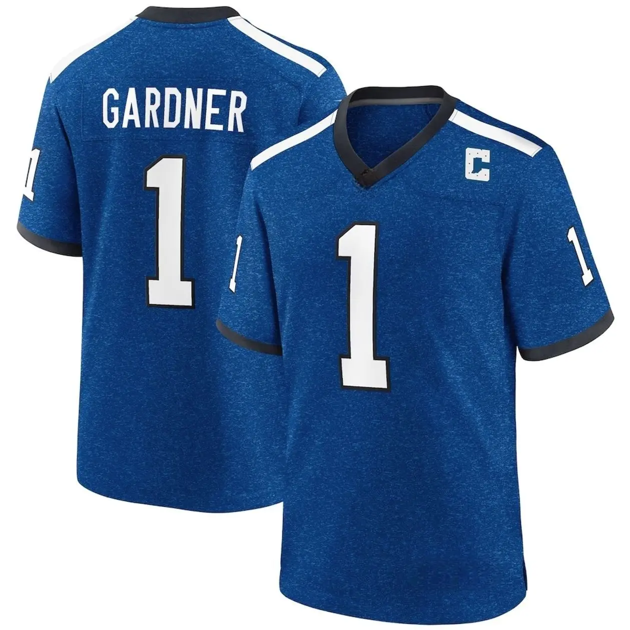 Unisex Football inspired by Gardner 1 Indianapolis Fashion Alternate 2 Indiana Nights Game Jersey - Heather Royal
