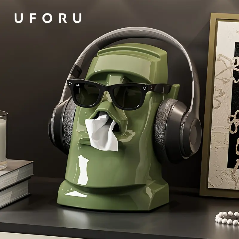 Desktop storage box Glasses earphone storage rack Office organizer multi functional organizer desk artifact coffee table porch paper tissue box Desk Accessories Multi Purpose Organizers