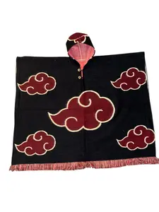 Red Cloud Cloak - Akatsuki Style - Anime Inspired Robe - Limited Edition [one size]