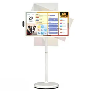 [Mother's Day gift] Portable TV 27/32 inch True 4K UHD Ultra-Large Battery 8GB+128GB Android 13 OS 8-core Qualcomm CPU Touch Screen Voice Remote Control Google Apolosign Calendar