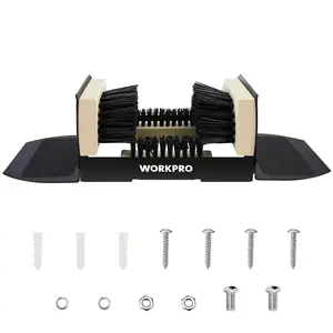 #SpringGlowUp WORKPRO Boot Brush Scraper Outdoor, Shoe Cleaner Brush, Boot Scrubber, Heavy Duty Boot Cleaning Brush, Extra Wide