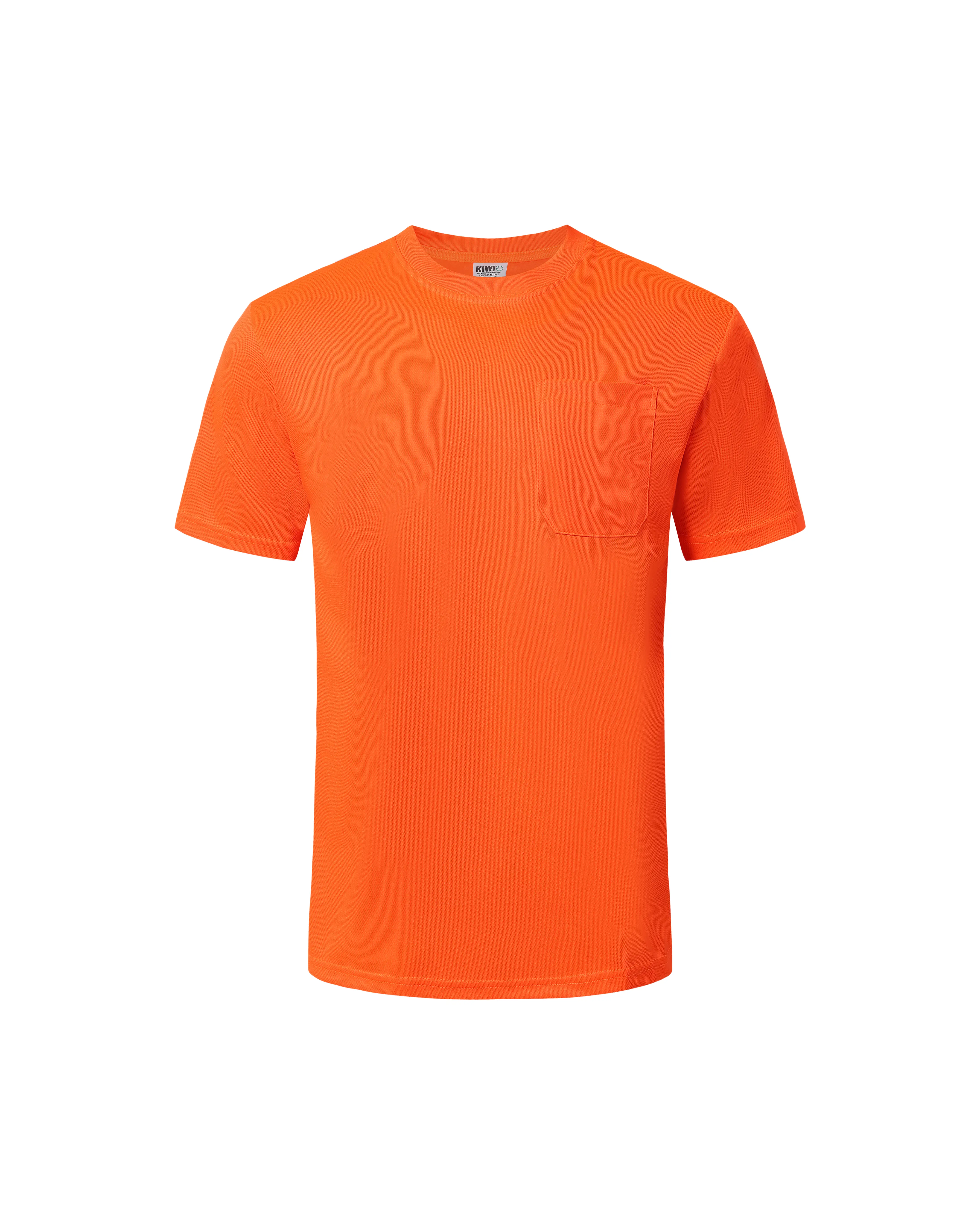 Kiwi High Visibility Orange Short Sleeve Safety Shirt [74300]