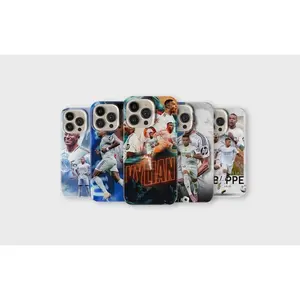 Kylian Mbappe Phone Case Football Lover Cover Compatible with iPhone X, 11, 12, 13, 14, 15, 16, 17 Plus Pro Promax & SS Galaxy S21-25 Series
