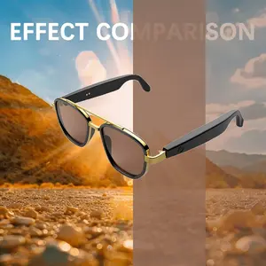2026 New With Wireless Headphones, Smart Photochromic Lenses, Music & Call, Light Adaptation, For Driving Travel Outdoor Sports, Unisex, Digital Device, Ideal Gift, Multifunctional Audio Sunglasses