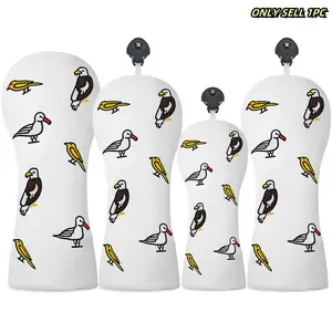 Golf Club Headcovers, Golf Accessory, Durable Protection for Drivers Fairways Hybrids, Ideal for Golfers Seeking Quality Accessories