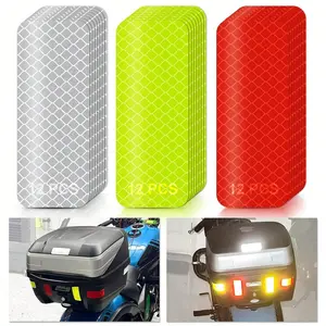 High Visibility Reflective Tape 36 Sheets, Waterproof Reflective Strips, Reflective Sticker for Cars Trucks Motorcycles Bicycles Trailers Helmets Scooters Mail Bags
