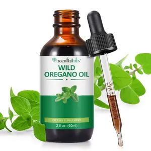 Acentiallabs Organic Oil of Oregano Liquid Drops - Vegan Herbal Supplement, Gluten Free, Edible for Adults - Healthcare Dietary Vitamin