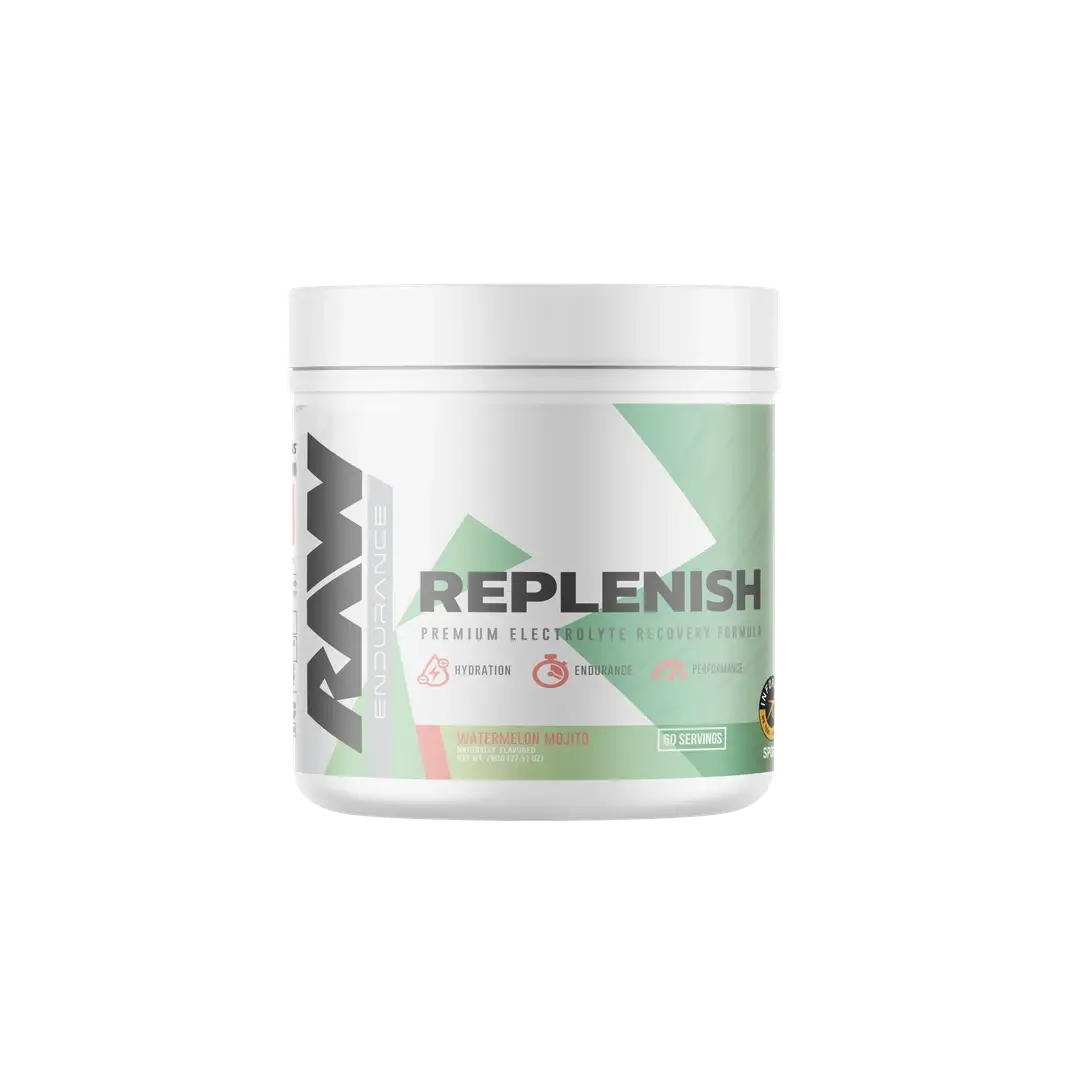 Raw Replenish Electrolyte Powder | Hydration, Endurance & Fluid Balance Support | 60 Servings