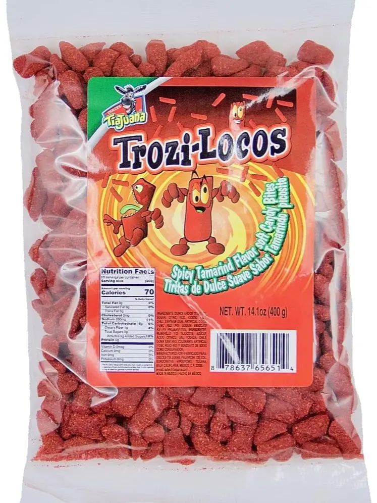 Tijuana Trozi-Locos Spicy Tamarind Soft Candy Bites 14.1oz – Sweet & Spicy Mexican Candy