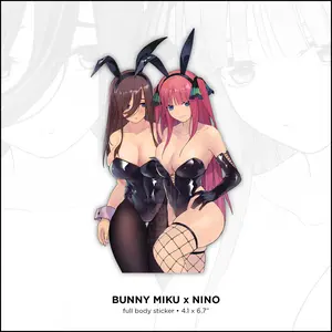 Bunny Miku X Nino Sticker