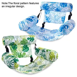Inflatable Pool Hammock – Foldable Floating Chair, Pool Float Chairs & Water Hammock Lounge for Outdoor Swimming Pools, Lightweight & Portable, Inflatable Pool Floaters (Without Pump)