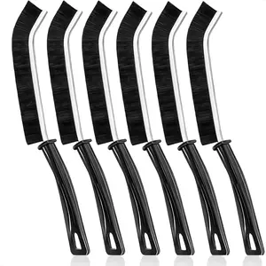 6Pcs Multifunctional Crevice Cleaning Brush Set, Deep Cleaner for Grout Bathroom Kitchen Sink & Faucets, Household Tool