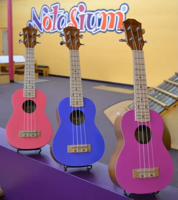 Notasium Soprano Ukulele for children with quality case.