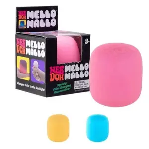 Needoh Mellow Mallo RARE AUTHENTIC(Squeeze Squishy, Marshmallow,Ultra Soft Slow Rising Fidget Toy,Stress Relief Toy)