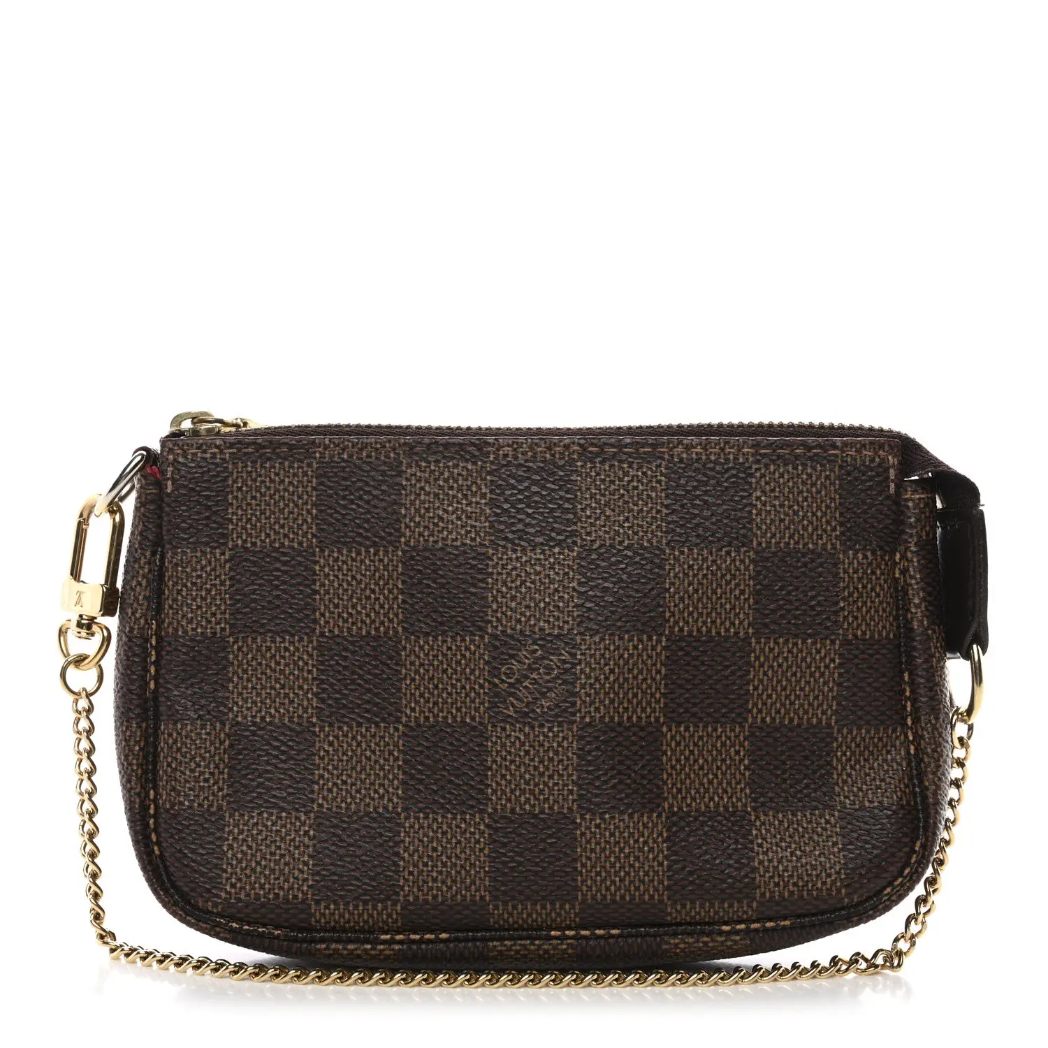 Pre-owned Louis Vuitton Canvas Shoulder Bags Damier Ebene Mini Pochette Accessories