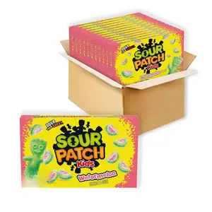 SOUR PATCH KIDS Watermelon Soft & Chewy Candy, Easter Candy, 12 - 3.5 oz Boxes Snack Bonbon