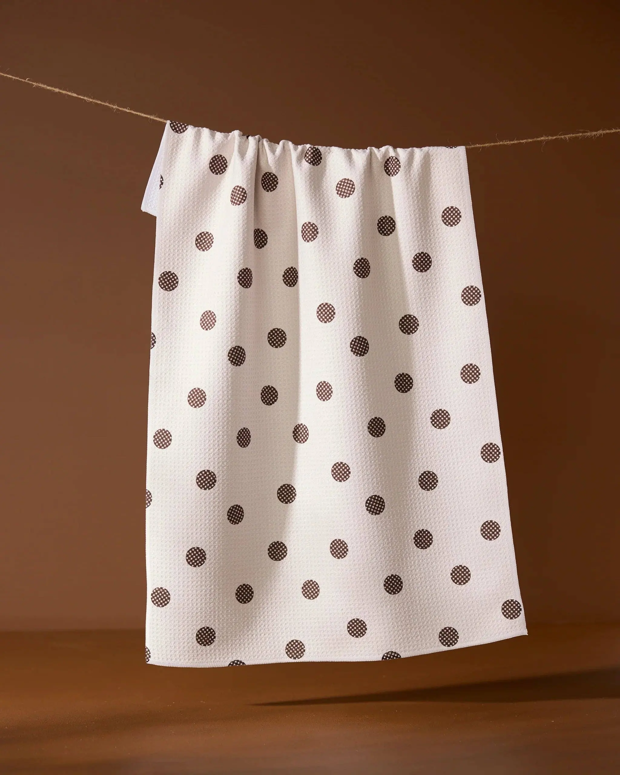 Geometry Polka Picnic Tea Towel