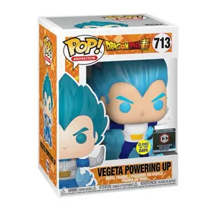 Funko pop! Vegeta #713 (Powering Up) (Dragon Ball) - Vinyl Figure - Anime Fan - Collectible Figurine anime figure