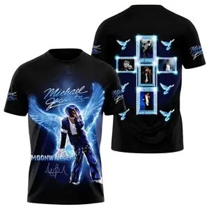 Michael Jackson Iconic Style 3D Shirt, Trendy Graphic Tee AOP All Over Print 3D Shirts