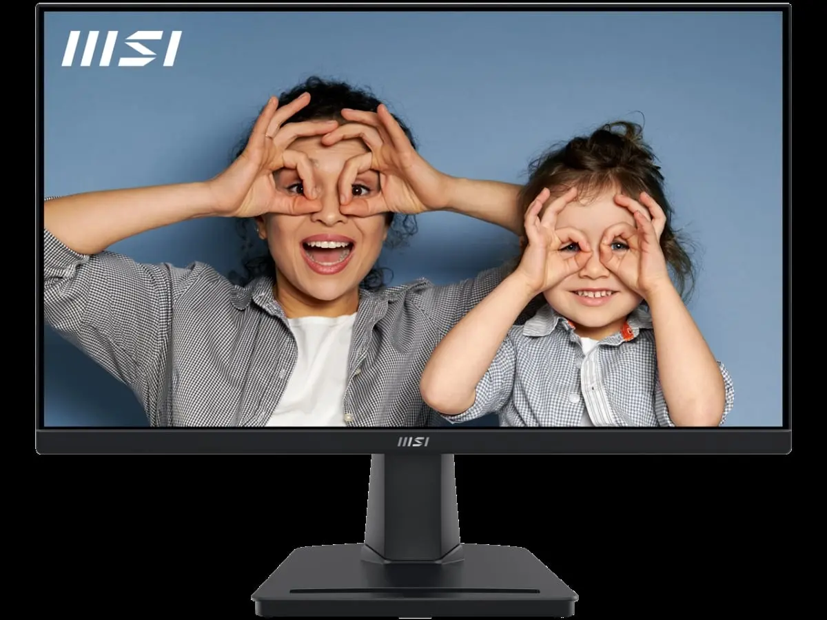 MSI Pro MP225 22in Gaming Monitor - IPS Panel, 1920x1080 FHD Resolution, 100Hz Refresh Rate, Adaptive-Synch, 1ms Response Time, HDMI Port, VESA Mountable, Tilt Adjustment, Black