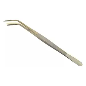 24" Long Terrarium and Aquarium Tweezers Serving Tongs Stainless Steel Straight for Reptiles High-Quality Polished Finish Easy Feeding Solution