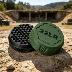 22lr Ammo Storage Box, Compact Durable Ammo Case with Screw Cap, Portable Pocket Size, Ideal for Carrying and Organizing Ammunition