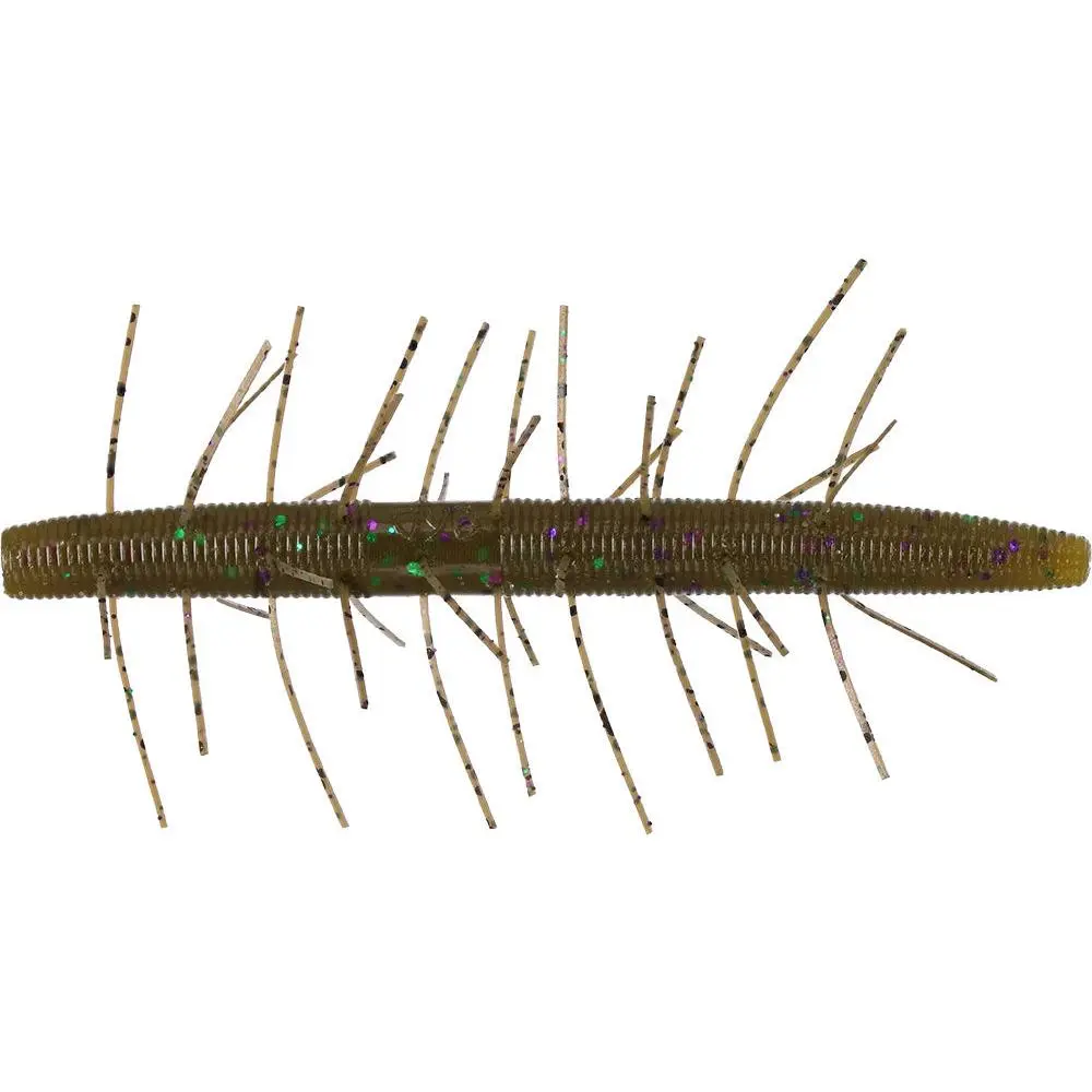 Yamamoto Baits Fuzzy Senko 4-in Bass Fishing Lure - Weightless, Senko Shape, 8 Color Match, Unique Secondary Action for Sports & Outdoor Fishing