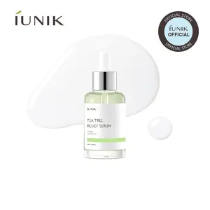 [IUNIK Official] Tea Tree Relief Serum | Calming & Oil Balancing for Oily, Sensitive & Trouble-Prone Skin | 50ml / 1.69 fl oz