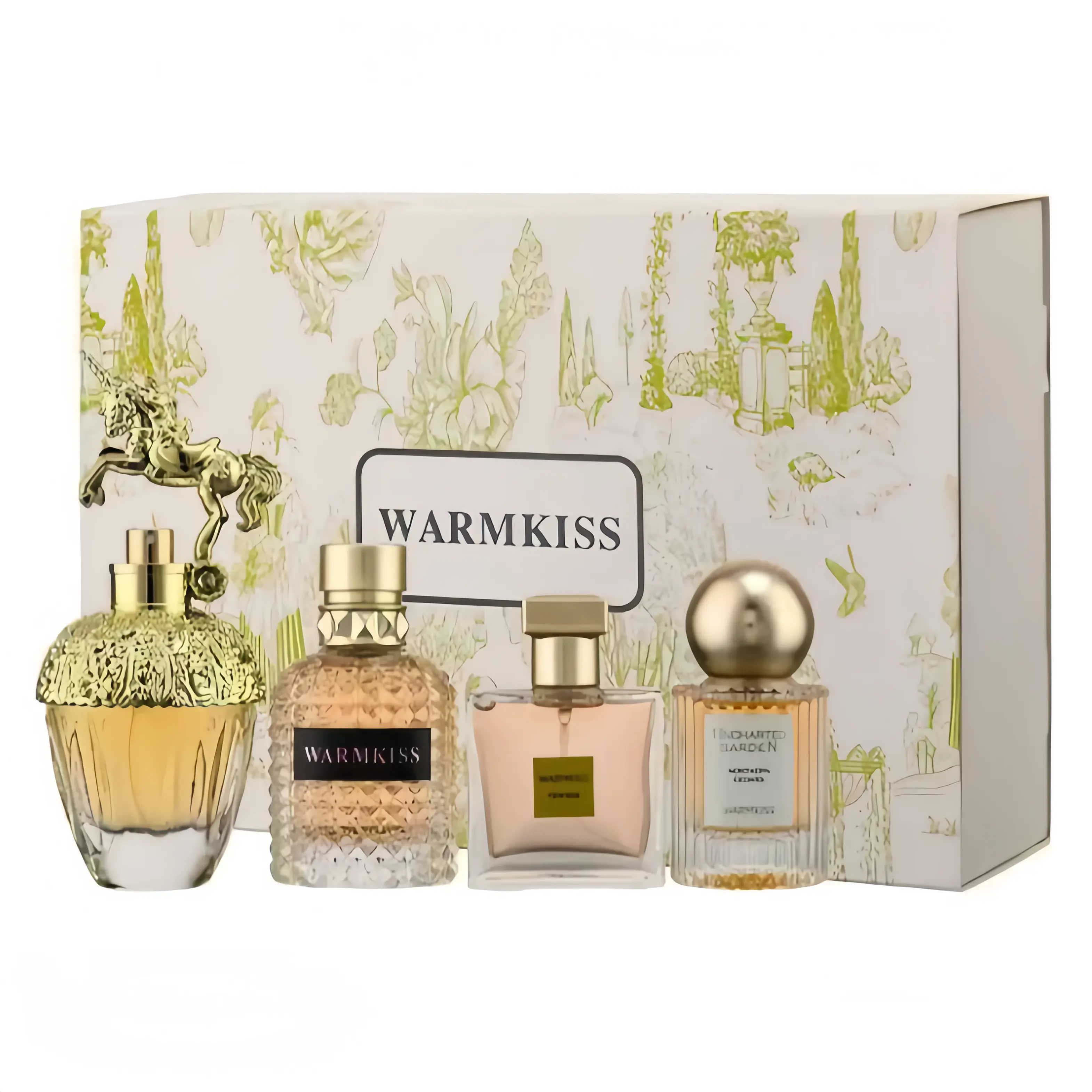 Women Perfume Gift Set, 50ml + 30ml×2 + 25ml 4-Piece Luxury Fragrance Collection, Long Lasting Floral & Fresh Scents, Vanilla, Mystic, Angelic & Outdoor Aroma, Mini Travel Size Perfume, Ideal Birthday & Anniversary Gift for Her，vanilla，perfume for women