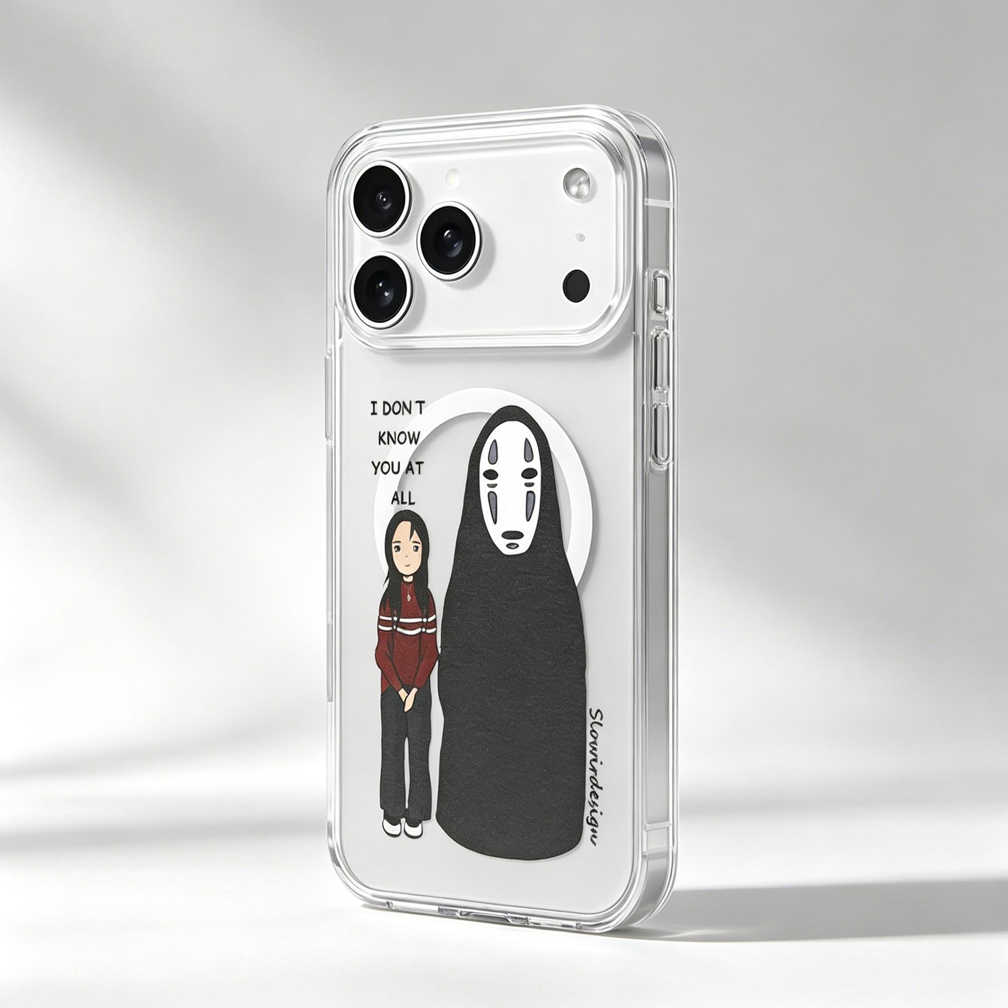 Chihiro-Themed Magnetic Phone Case — Compatible with iPhone 16/15/14/13/12/11/17 Series and Samsung S21/S22/S23/S24/S25 Series